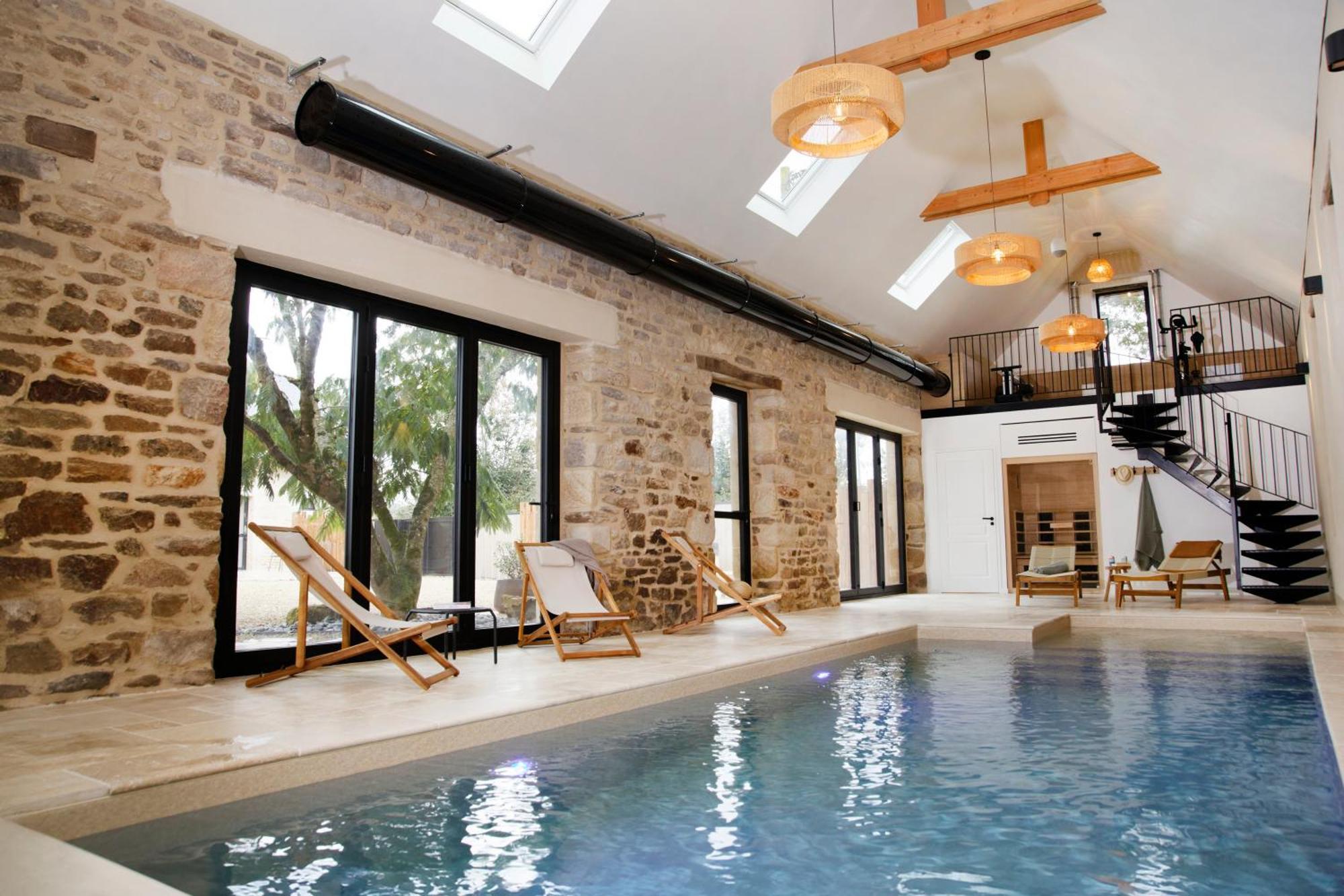 Le Domaine De Soani - Piscine Interieure, Jacuzzis & Sauna Adult Only Saint-Evarzec ภายนอก รูปภาพ